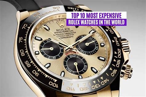 rolex's most expensive watch ever made|top 10 most expensive rolex.